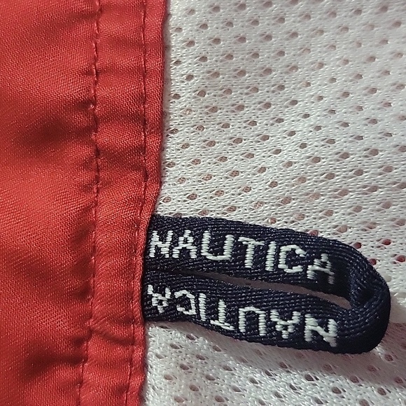 NAUTICA‎ Red and Blue Floral Swim Trunks Size 32 - Picture 5 of 5